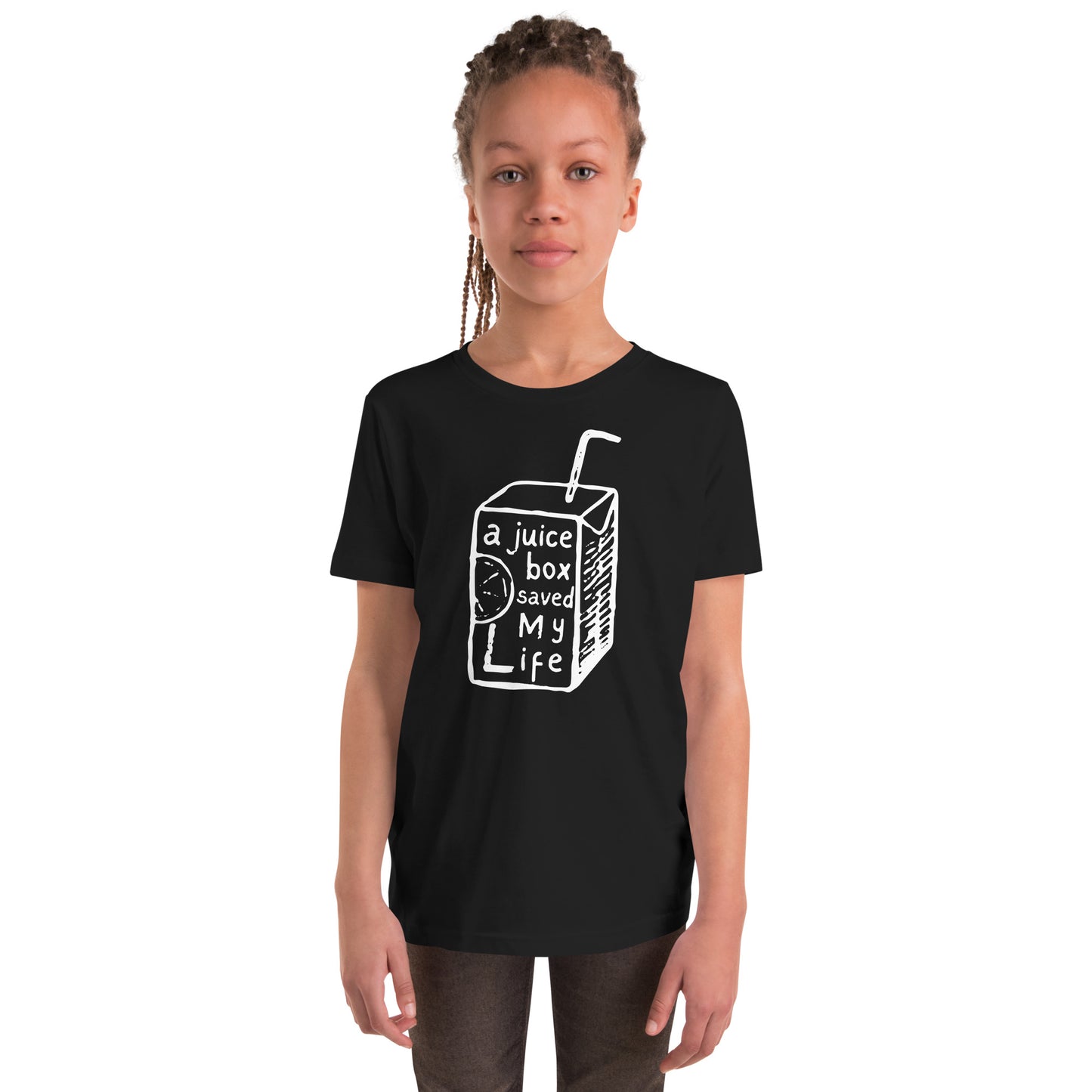 A Juice Box Saved My Life - Youth Short Sleeve T-Shirt