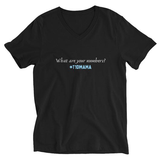 What Are Your Numbers? | Unisex Short Sleeve V-Neck T-Shirt
